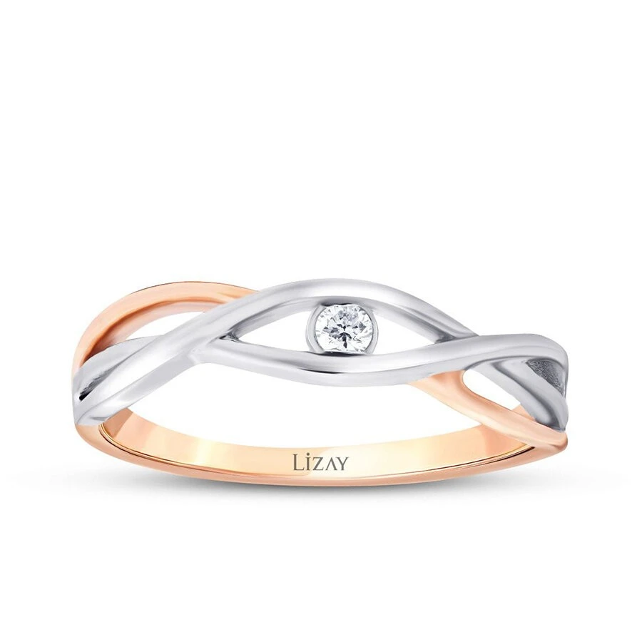 0.05 Karat Pırlanta Trend Yüzük - 1