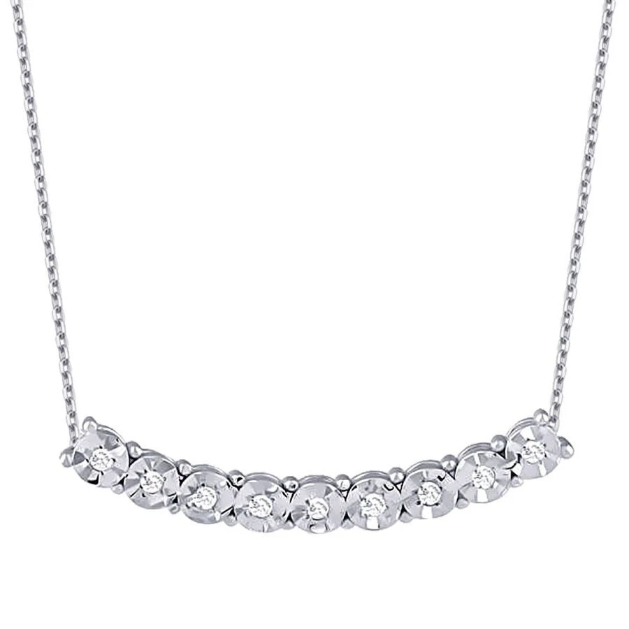 0.10 Karat Pırlanta Efektli Kolye - 2