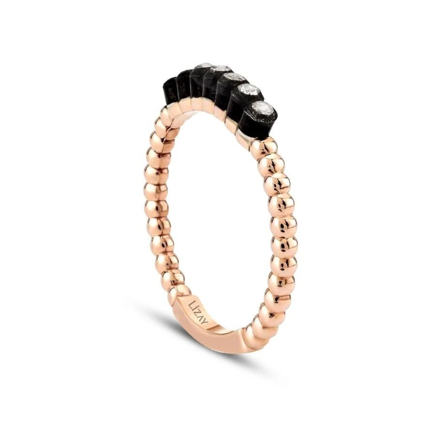 0.11 Karat Elmas Yeditaş Yüzük - 2