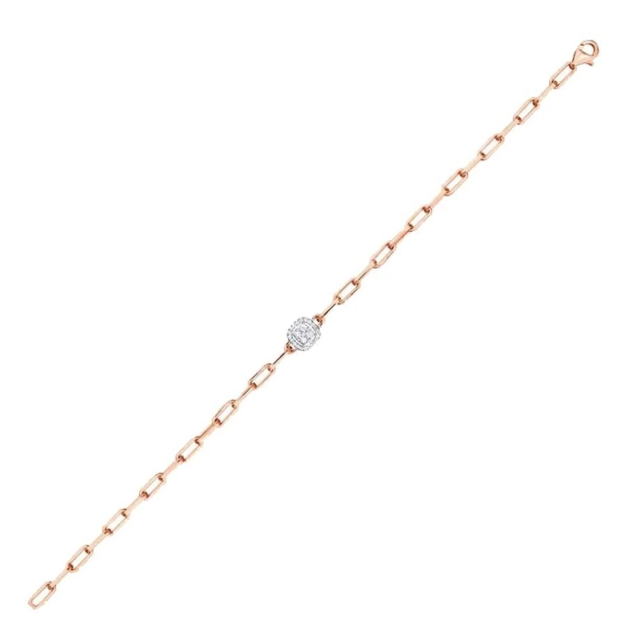 0.12 Karat Pırlanta Zincir Taşlı Bileklik - 1