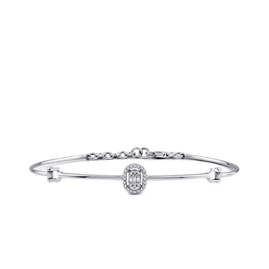 0.15 Karat Pırlanta Baget Kelepçe - 1