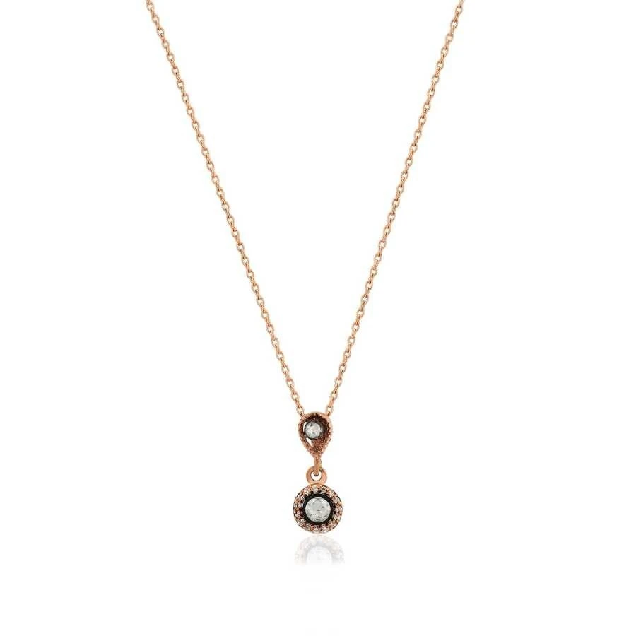 0.16 Karat Elmas Kolye - 2