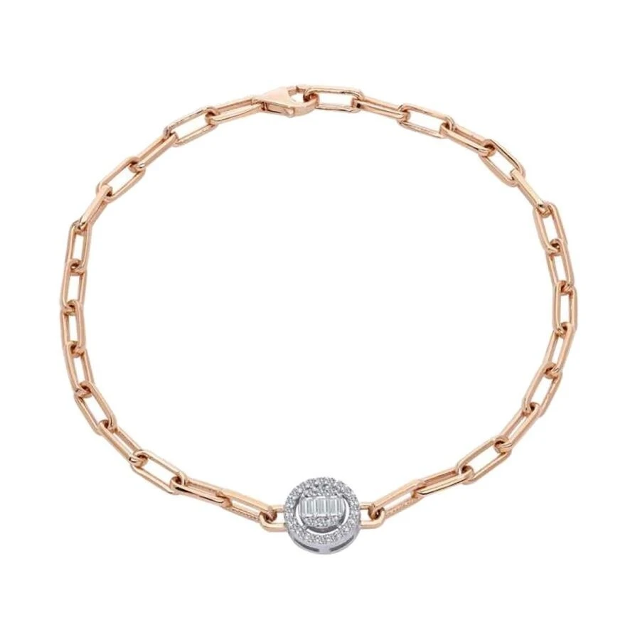 0.18 Karat Pırlanta Baget Bileklik - 1