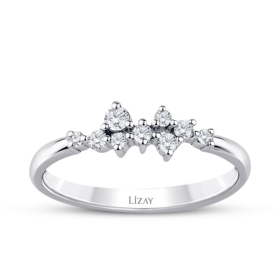 0.18 Karat Pırlanta Trend Yüzük - 1