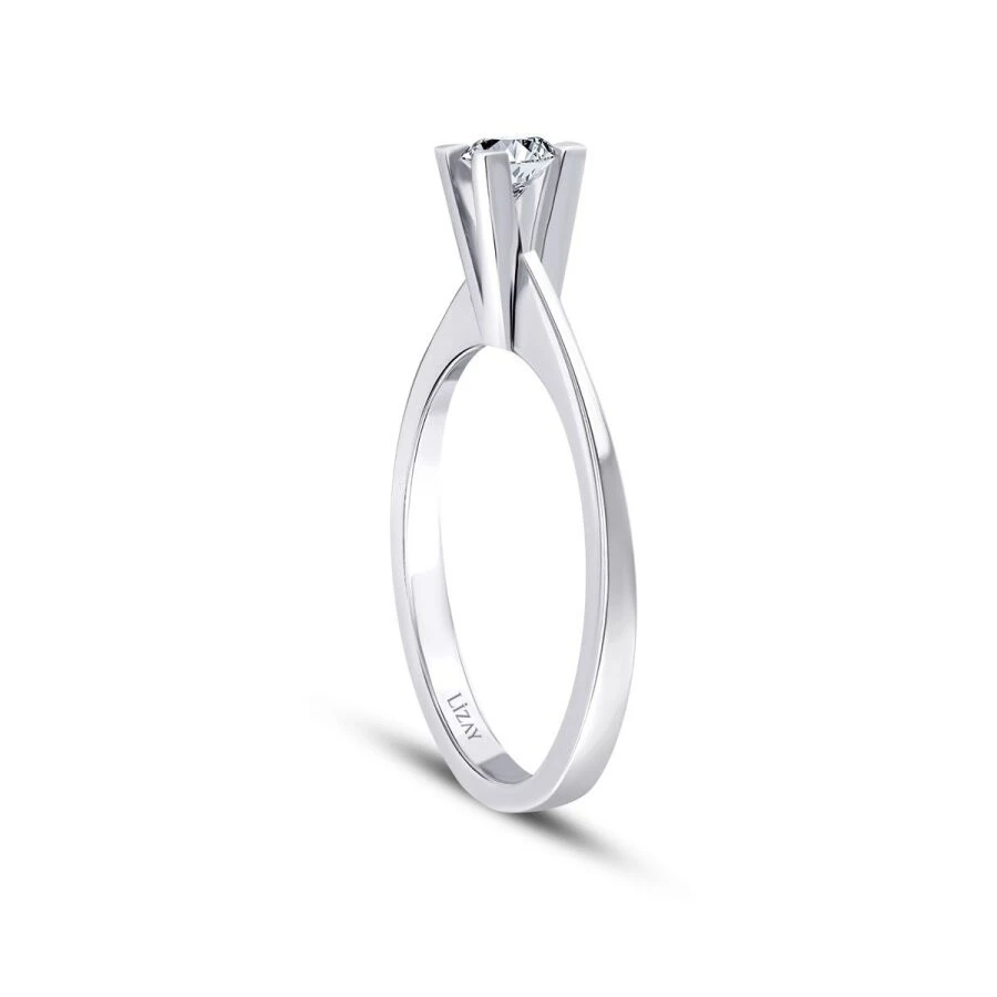 0.20 Karat Pırlanta Tektaş Yüzük - 2