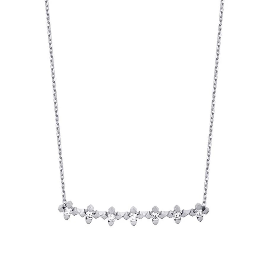 0.20 Karat Pırlanta Yedi Taş Kolye - 1