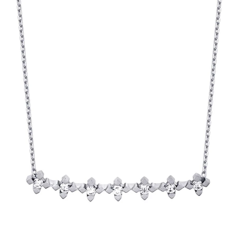 0.20 Karat Pırlanta Yedi Taş Kolye - 2