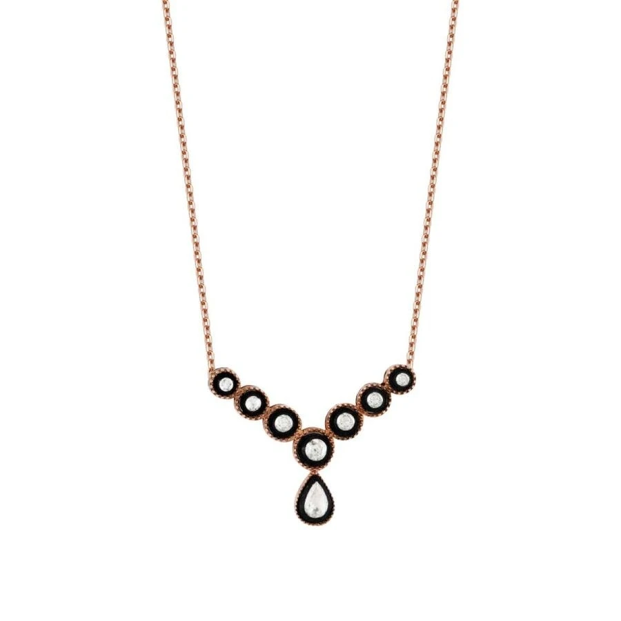 0.21 Karat Elmas Kolye - 1