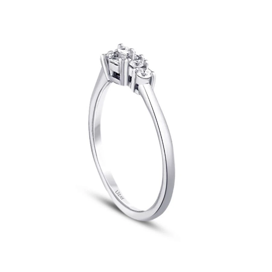 0.21 Karat Pırlanta Baget Trend Yüzük - 2