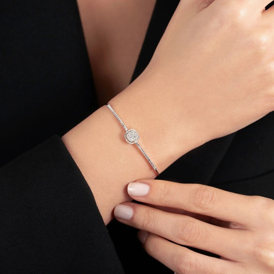 0.21 Karat Pırlanta Kelepçe - 3