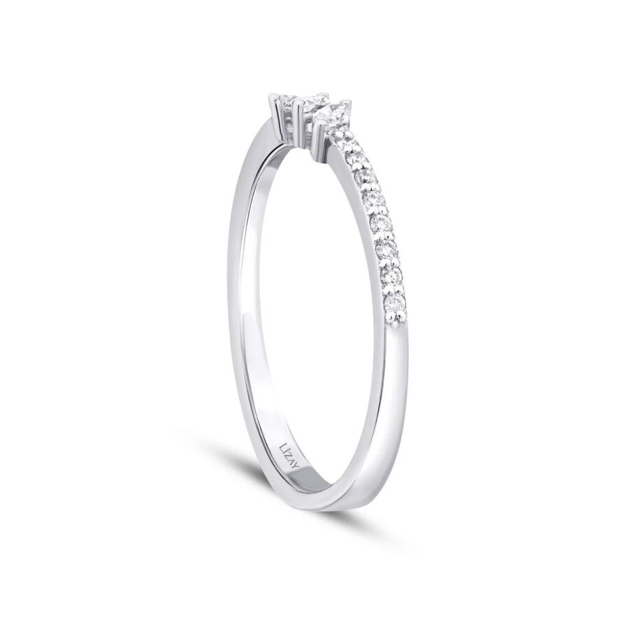 0.22 Karat Pırlanta Markiz Yüzük - 2