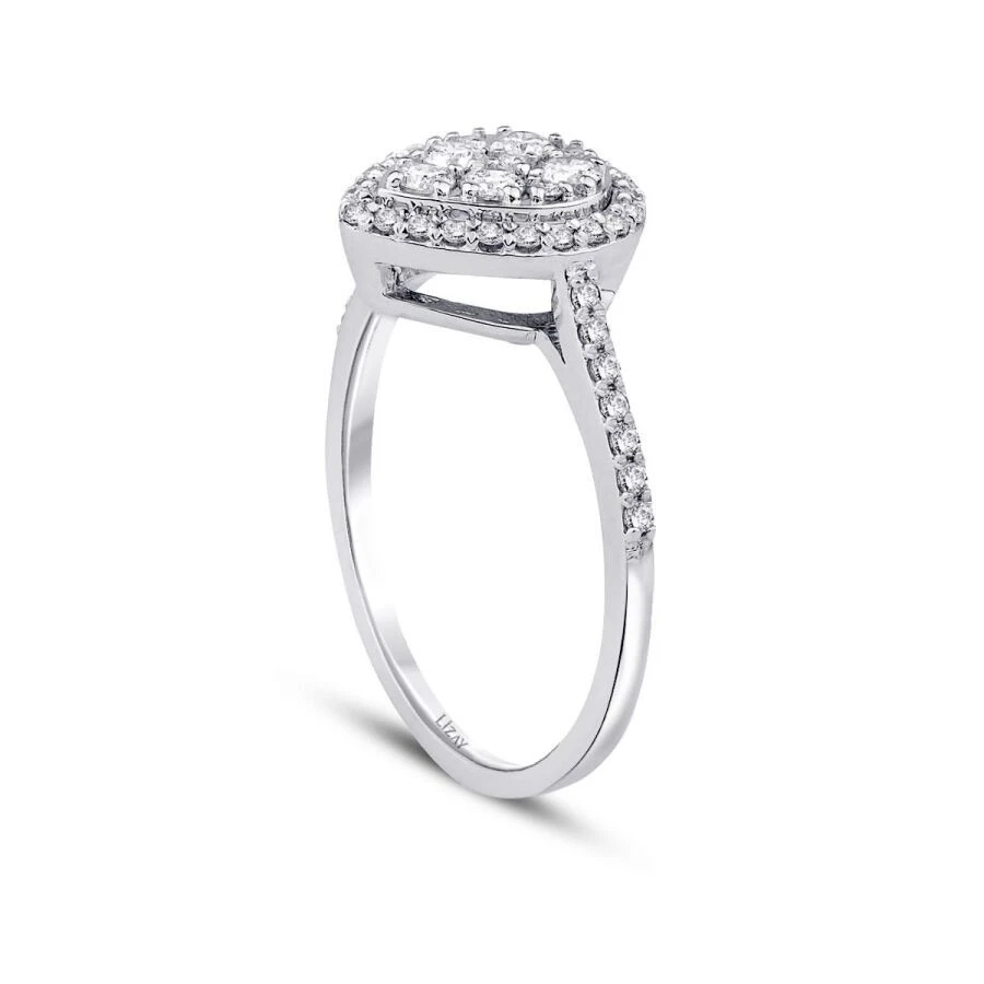 0.25 Karat Pırlanta Damla Yüzük - 2