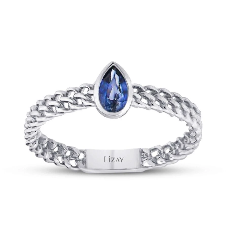 0.25 Karat Safir Yüzük - 1