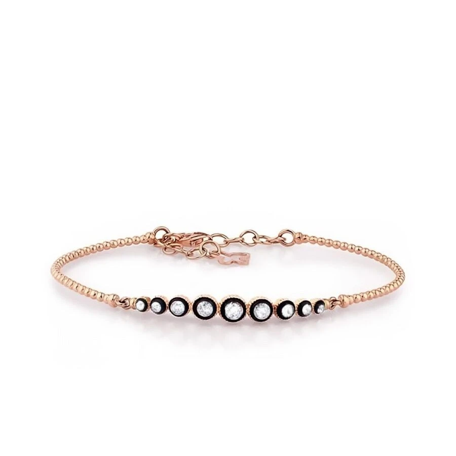 0.27 Karat Elmas Tek Sıra Kelepçe - 1