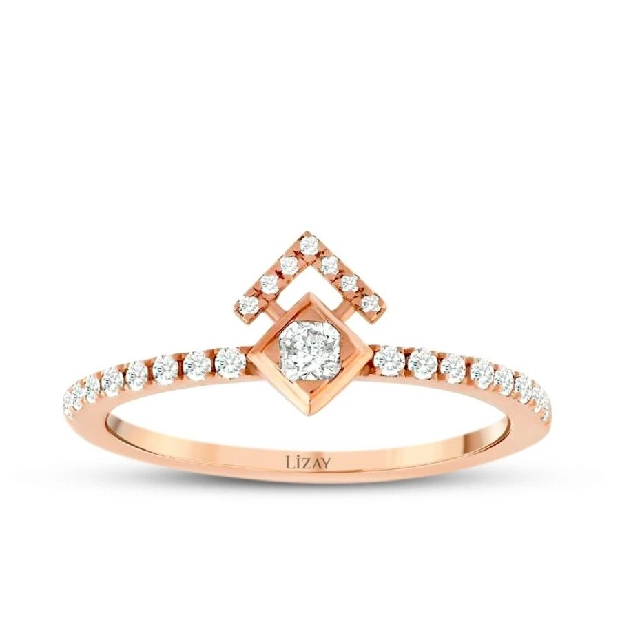 0.27 Karat Pırlanta Trend Yüzük - 1