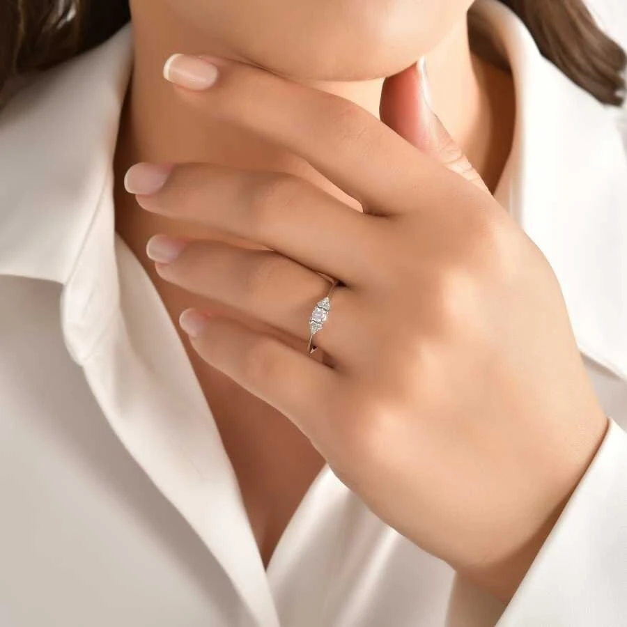 0.27 Karat Pırlanta Trend Yüzük - 3