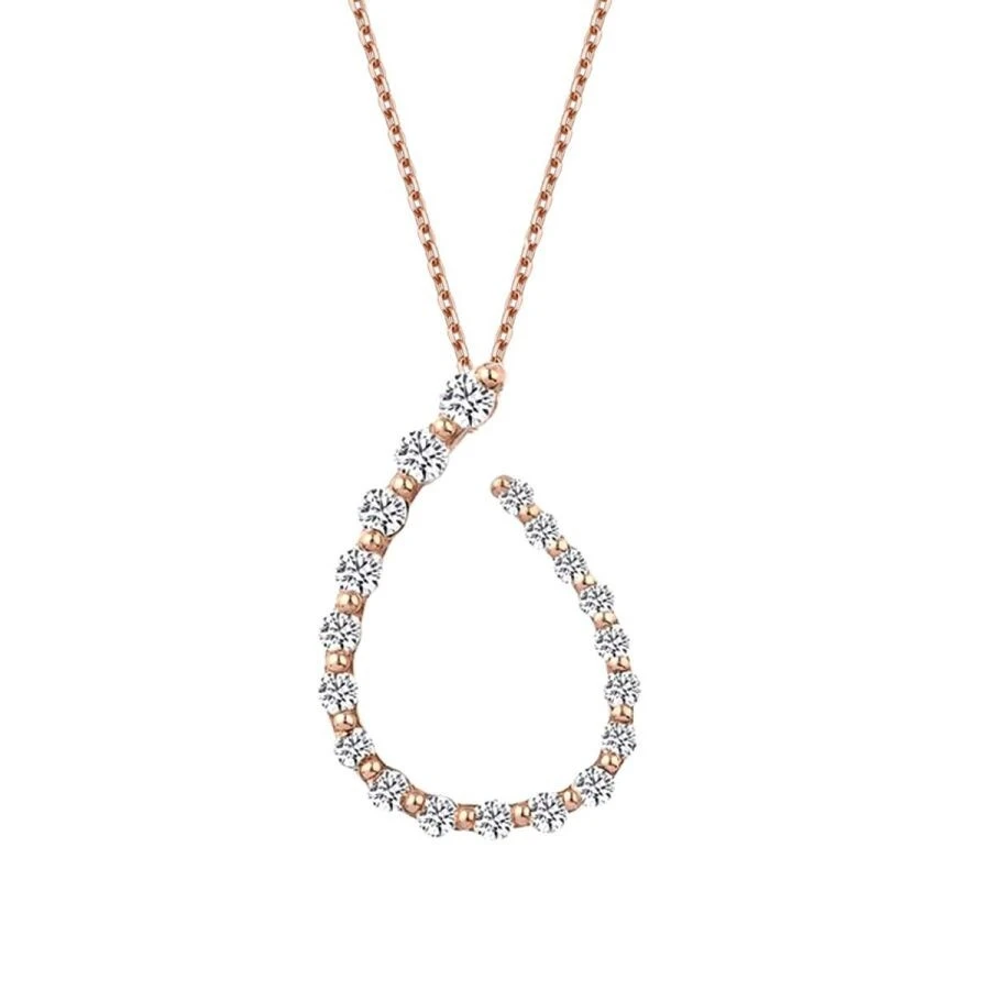 0.28 Karat Pırlanta Trend Kolye - 2