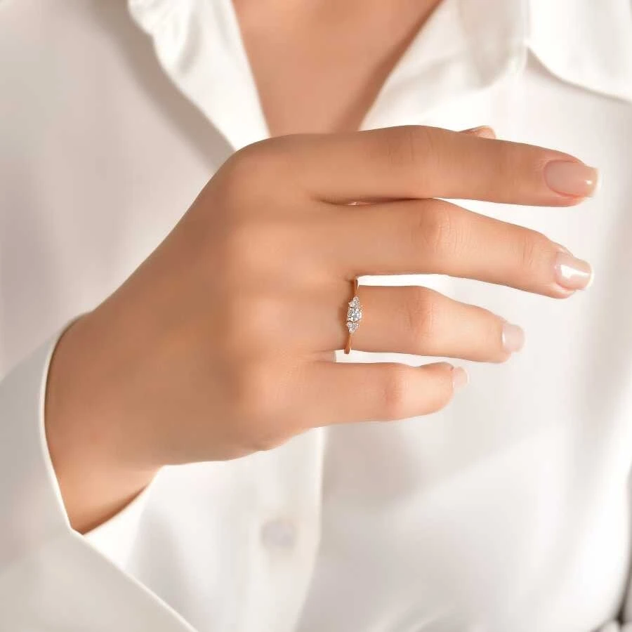 0.28 Karat Pırlanta Trend Yüzük - 3