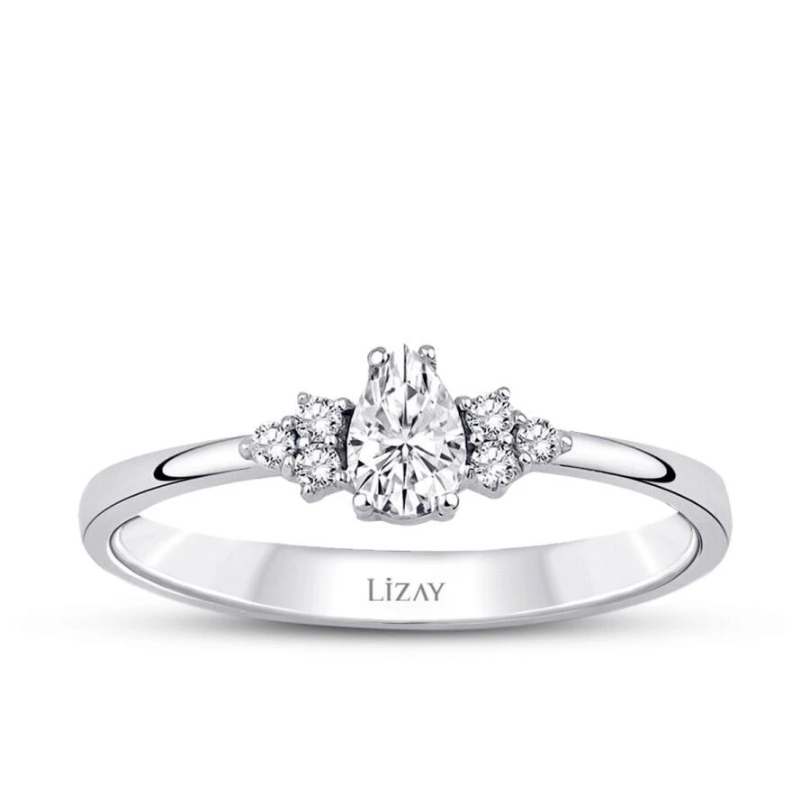 0.29 Karat Pırlanta Damla Trend Yüzük - 1