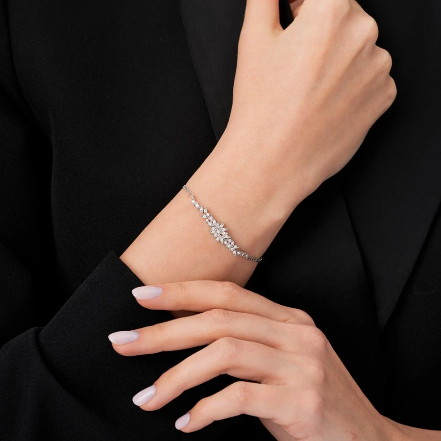 0.31 Karat Pırlanta Bileklik - 3