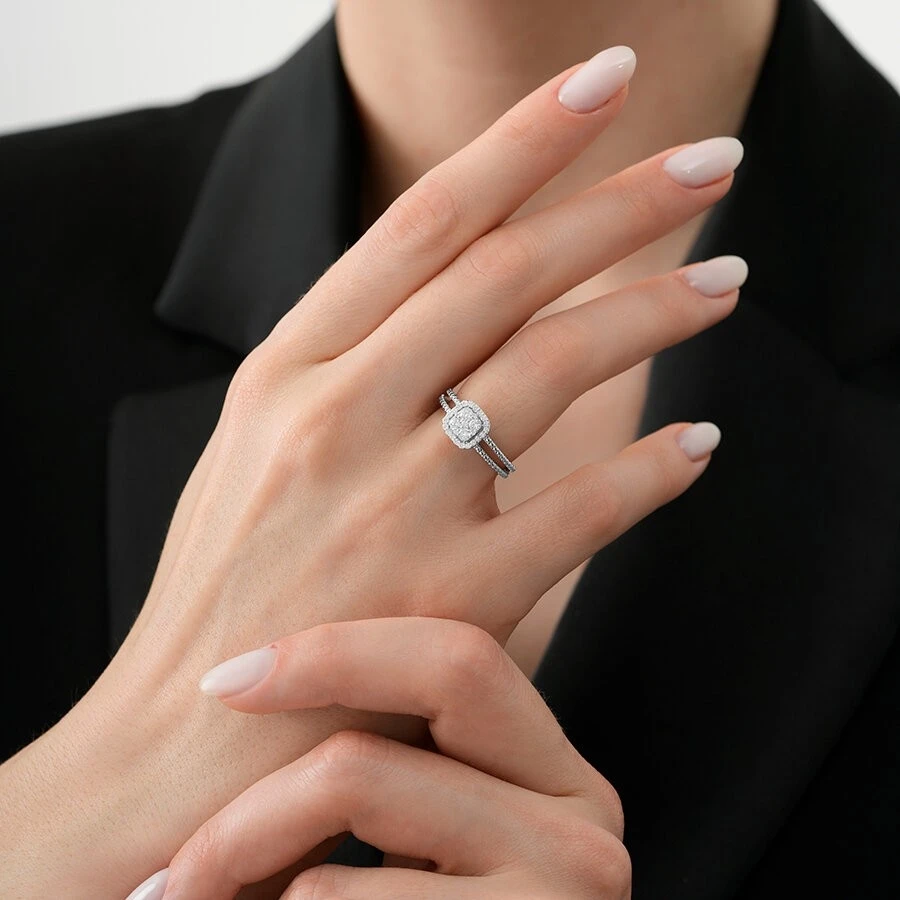 0.31 Karat Pırlanta Trend Yüzük - 3