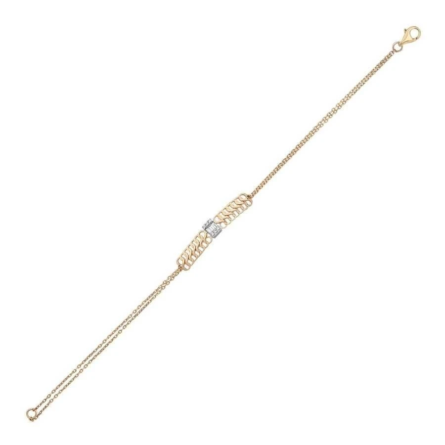 0.32 Karat Pırlanta Baget Bileklik - 1