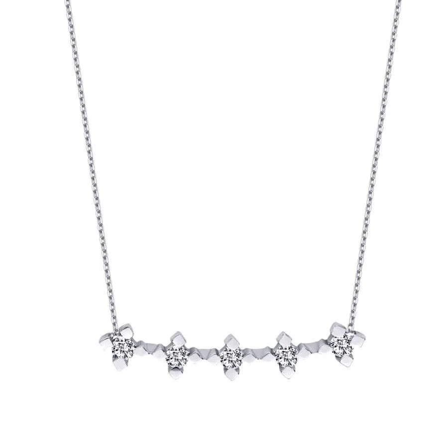 0.32 Karat Pırlanta Beştaş Kolye - 1