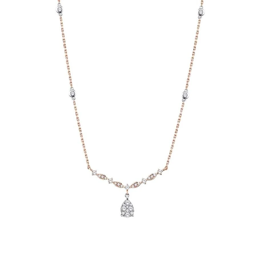 0.32 Karat Pırlanta Trend Kolye - 1