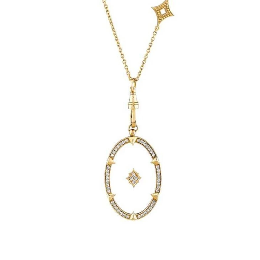 0.38 Karat Pırlanta Cam Kolye - 2