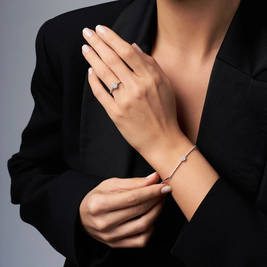 0.39 Karat Pırlanta Kelepçe - 1