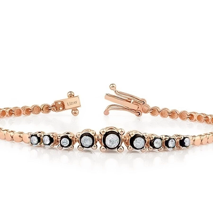 0.40 Karat Elmas Tasarım Kelepçe - 2