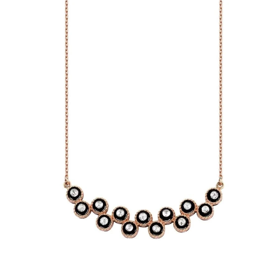 0.41 Karat Elmas Kolye - 1