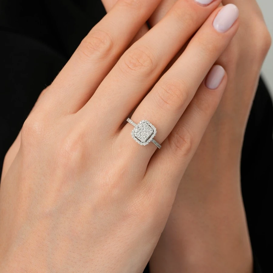 0.41 Karat Pırlanta Trend Yüzük - 5