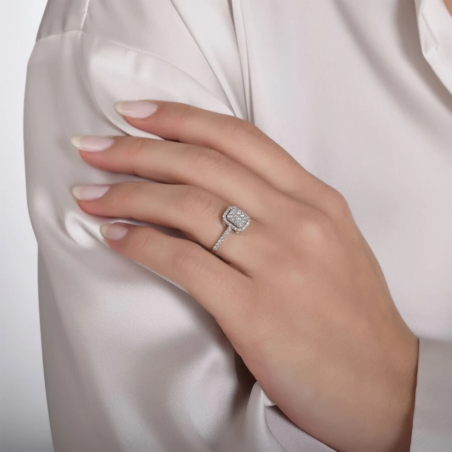 0.41 Karat Pırlanta Trend Yüzük - 3