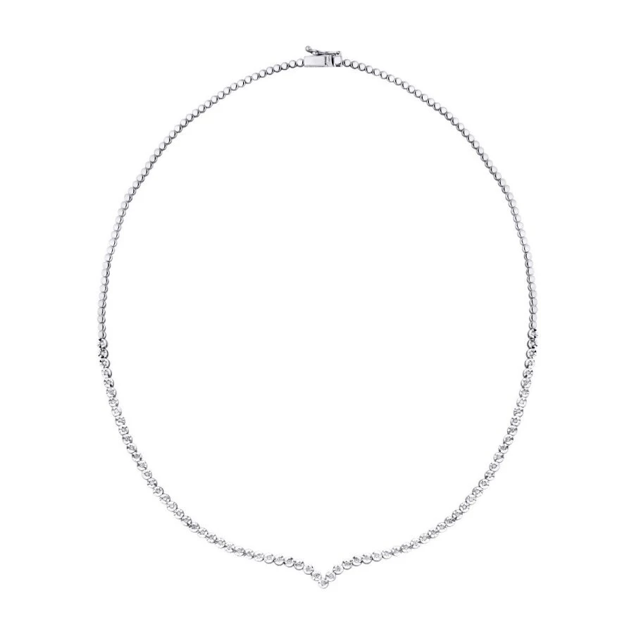 0.42 Karat Pırlanta Su Yolu Gerdanlık - 1