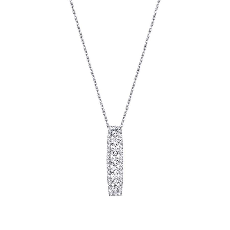 0.49 Karat Pırlanta Aurora Kolye - 1