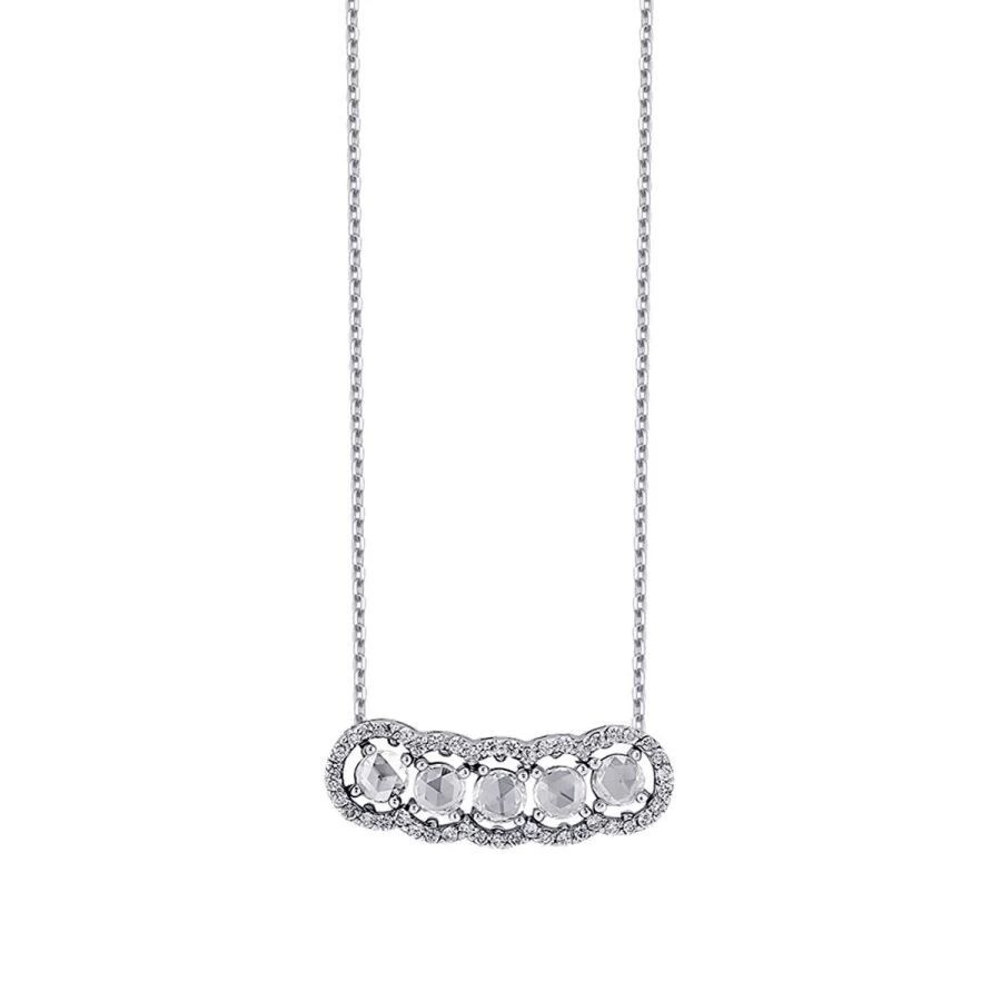 0.53 Karat Elmas Kolye - 1