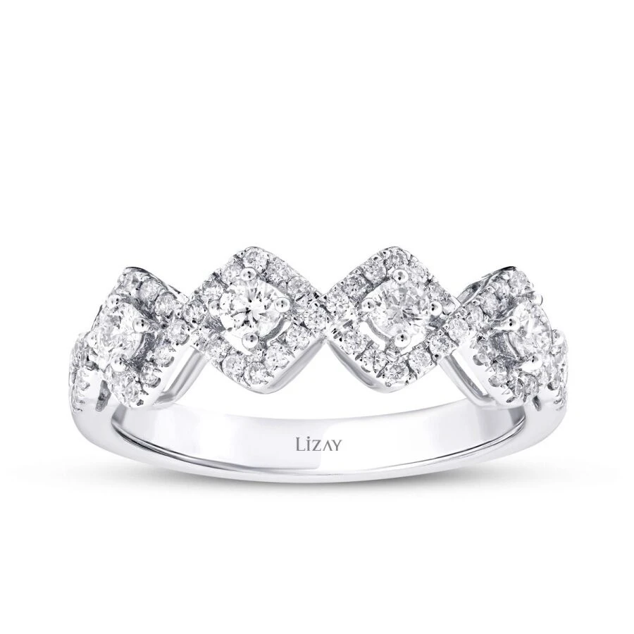 0.53 Karat Pırlanta Trend Yüzük  - 1