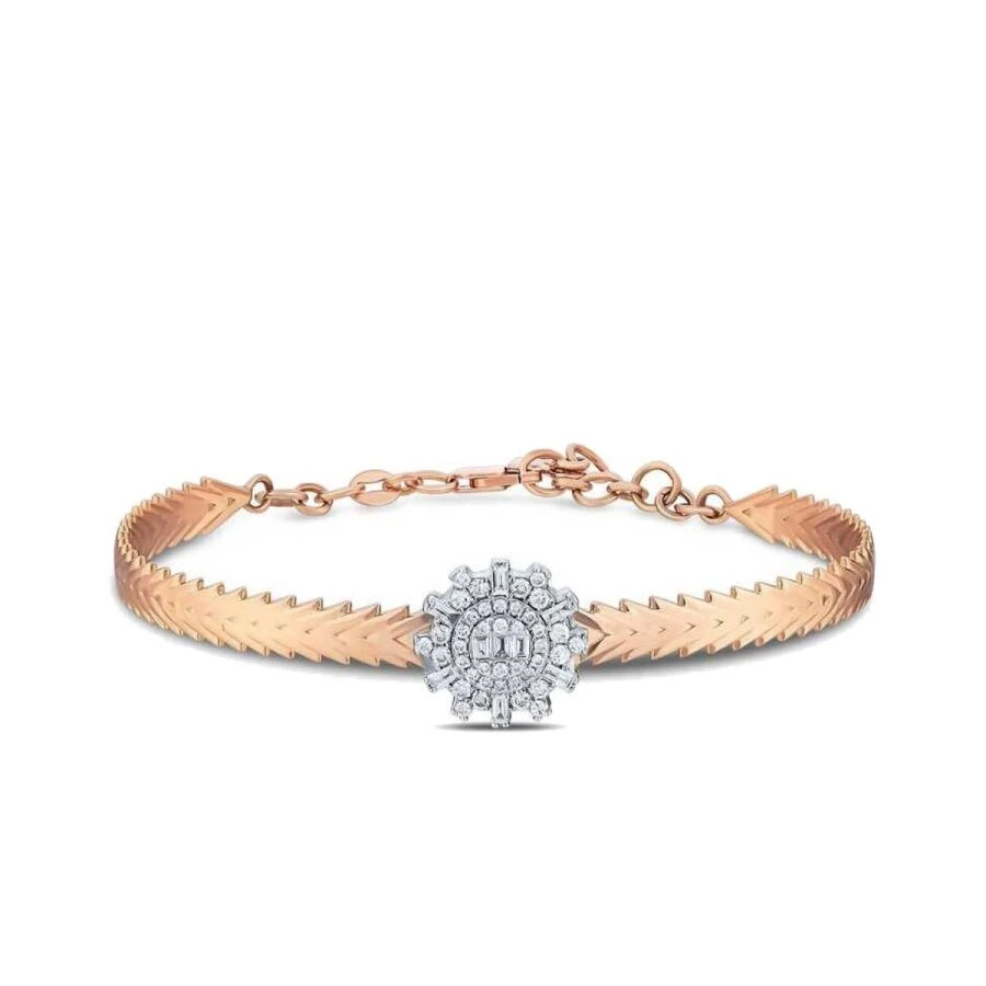 0.57 Karat Pırlanta Baget Kelepçe - 1