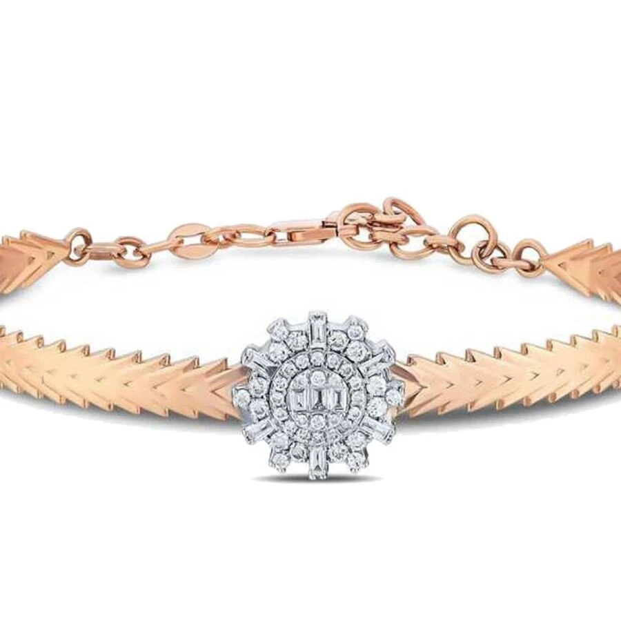 0.57 Karat Pırlanta Baget Kelepçe - 2