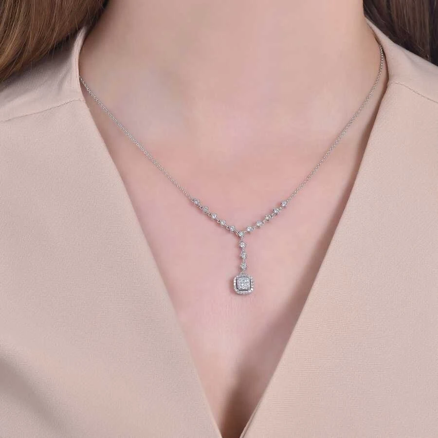 0.57 Karat Pırlanta Trend Kolye - 3