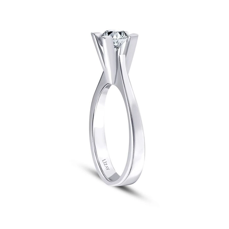 0.60 Karat Pırlanta Tektaş Yüzük - 4