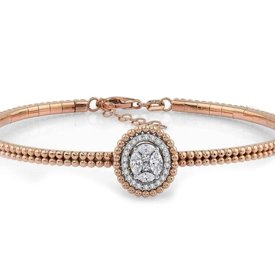 0.61 Karat Pırlanta Trend Kelepçe - 2