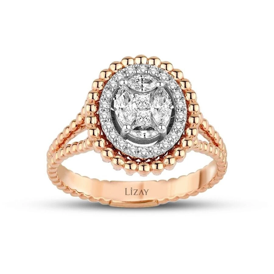 0.62 Karat Pırlanta Trend Yüzük - 1