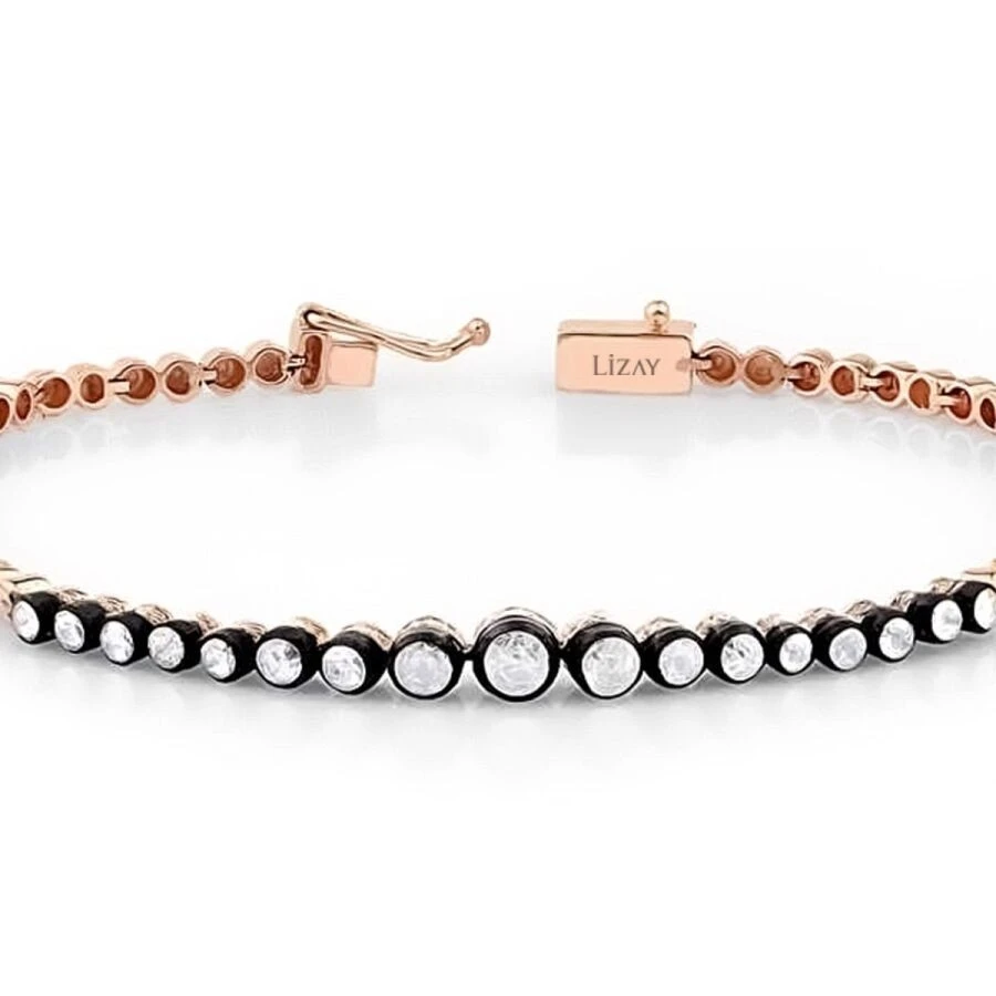 0.79 Karat Elmas Bileklik - 2