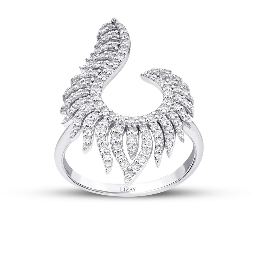 0.79 Karat Pırlanta Trend Yüzük - 1