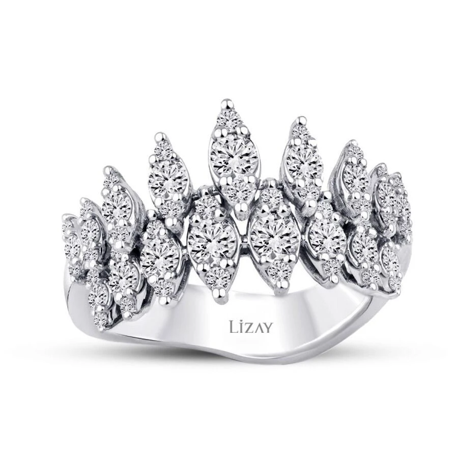 0.93 Karat Pırlanta Aurora Yüzük - 1