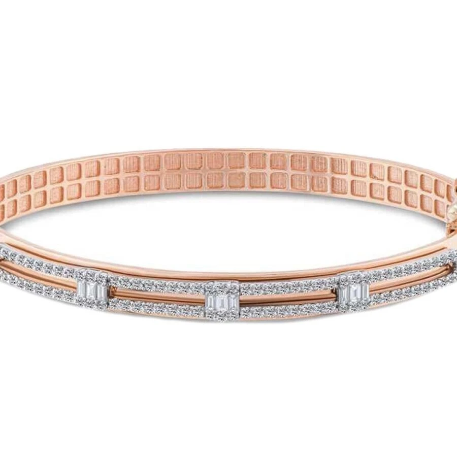 1.07 Karat Pırlanta Baget Kelepçe - 2