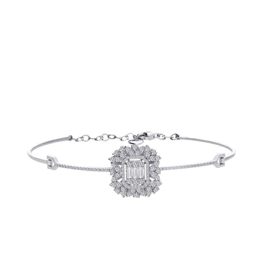 1.13 Karat Pırlanta Baget Kelepçe - 1