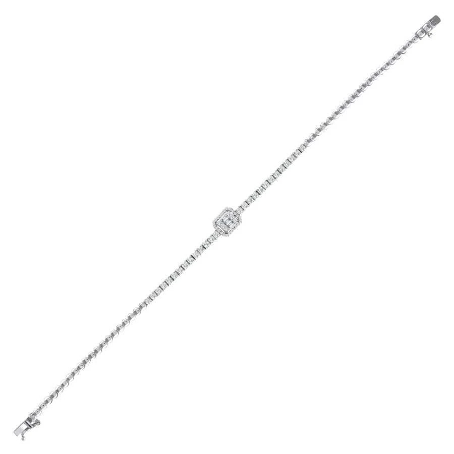 1.15 Karat Pırlanta Baget Trend Bileklik - 1